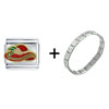 Fancy Hat Combination Italian  Charm  Bracelet