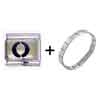 Letter O Golden  Italian   Charm   Bracelets 