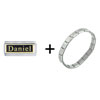 Daniel  Name  Italian Charm Bracelet