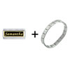 Samantha  Name  Italian Charm Bracelet