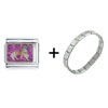 Carousel Horse Italian Charm Bracelet FBT_T5091_STARTER