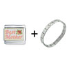 Best  Mother  Rose Italian Charm Bracelet
