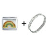  Rainbow  Italian Charm Bracelet FBT_T596_PG_I01_STARTER