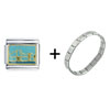 San Francisco  Bridge  Italian Charm Bracelet