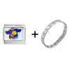  Happy  Smiley Face Sweater Combination Italian Charm Bracelet
