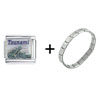  Ocean  Tsunami Italian Charm Bracelet