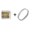 Happy  Mother's  Day Italian Charm  Bracelet 