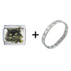 Black Cat Italian Charm Bracelet FBT_T8247_PG_STARTER