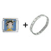 Wild Lady Combination Italian Charm Bracelet
