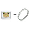  Panda   Bear  Italian Charm Bracelet FBT_V019_PG_I01_STARTER