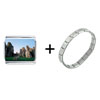 Stonehenge England Combination Italian Charm Bracelet