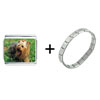 Yorkie Terrier Combination Italian Charm Bracelet