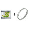 Dancing  Dragon  Combination Italian Charm Bracelet