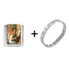 Jeunes Filles Au Piano Italian Charm Bracelet