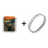 The Scream Colorful Combination Italian Charm Bracelet