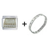  Happy   Birthday  Cake Italian Charm Bracelet FBT_V2002_PG_STARTER