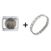 Winter Girl Combination Italian Charm Bracelet