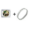 Italy On  Gold   Italian   Charm  Bracelet