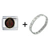  Chinese  Lantern Italian Charm Bracelet