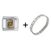 Jack Of  Hearts  Italian Charm Bracelet