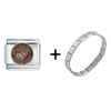 United States  Marine   Corps  Italian Charm Bracelet  ... 