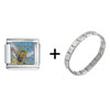 Saint Michael Italian Charm Bracelet