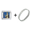 St Barbara Italian Charm Bracelet