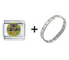 Eye Candy Italian Charm  Bracelet 