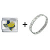 Hat On Texas Italian  Charm   Bracelet 