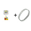 Shopping Angel Italian Charm Bracelet