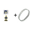 Anime Star Girl Italian Charm Bracelet