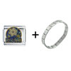 Let It  Snow   Italian   Charm  Bracelet