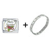 Feliz Navidad Merry  Christmas   Italian   Charm  Bracelet