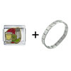 Drink Shooter Italian  Charm   Bracelet 