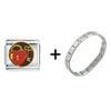  Heart  Locket Italian Charm  Bracelet  FBT_V2484_PG_STARTER