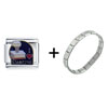 I Heart Stamping Italian Charm  Bracelet 