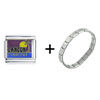 Cancun Italian Charm  Bracelet 
