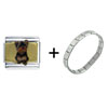 Yorkie Combination Italian Charm Bracelet