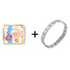  Hearts  &amp;  Flowers  Italian Charm Bracelet