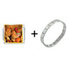  November  Topaz Color Turkey Italian Charm Bracelet