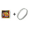  Modern  Art Turkey Dinner Italian Charm Bracelet