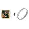 Mrs John J Chapman Combination Italian Charm Bracelet