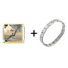 Boy On Mount Fuji Italian Charm Bracelet