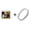 Manet Luncheon On Grass  Art   Italian   Charm  Bracelet