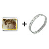  Michelangelo  David Head Italian Charm Bracelet