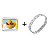 Swimming  Rubber  Ducky Italian Charm  Bracelet 