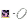  Tropical  Sunset Italian Charm Bracelet
