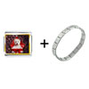 Puppy  Christmas  Gift Combination Italian Charm Bracelet