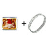  Sleeping  Santa Kitten Italian Charm Bracelet