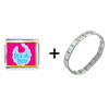 It's A Boy  Baby   Italian  Charm Bracelet